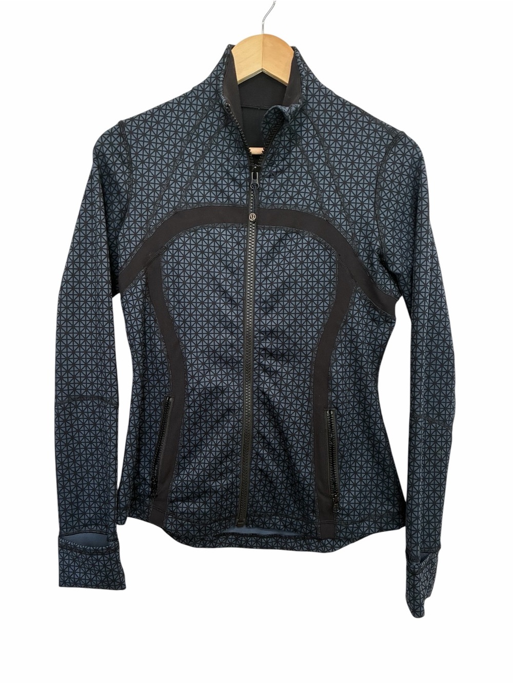 Lululemon Define Women's Patterned Zip-Front Jacket sz 8